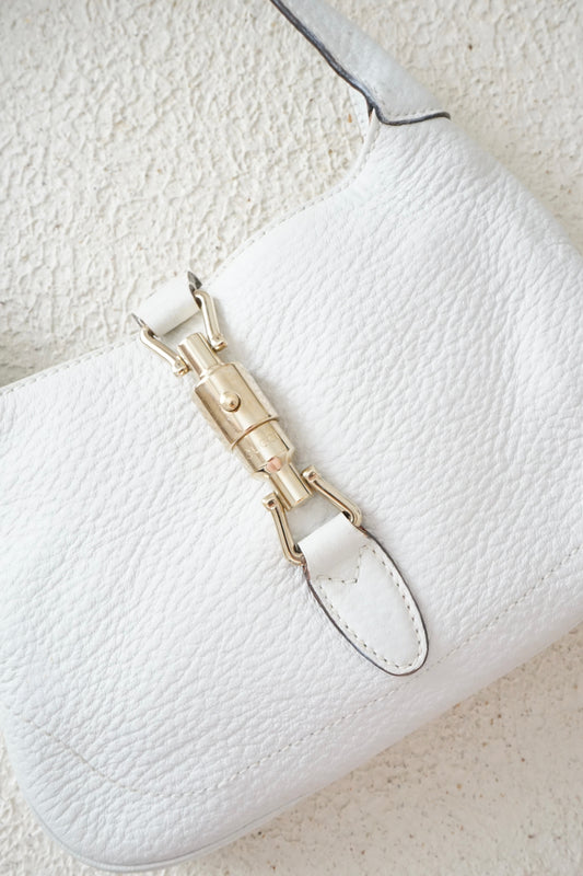 Gucci Jackie 1961 White Leather