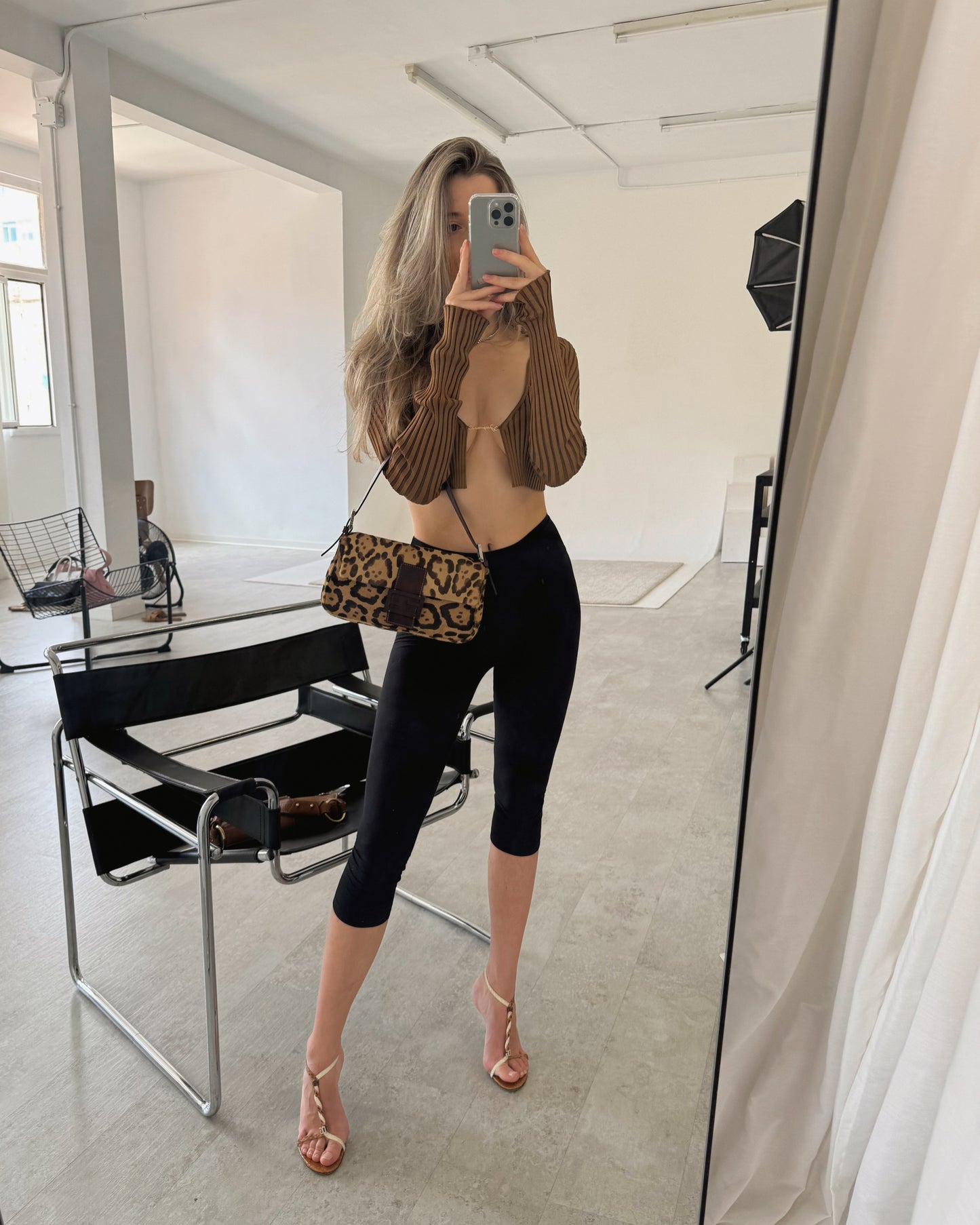 Vintage Fendi Baguette Leopard Print