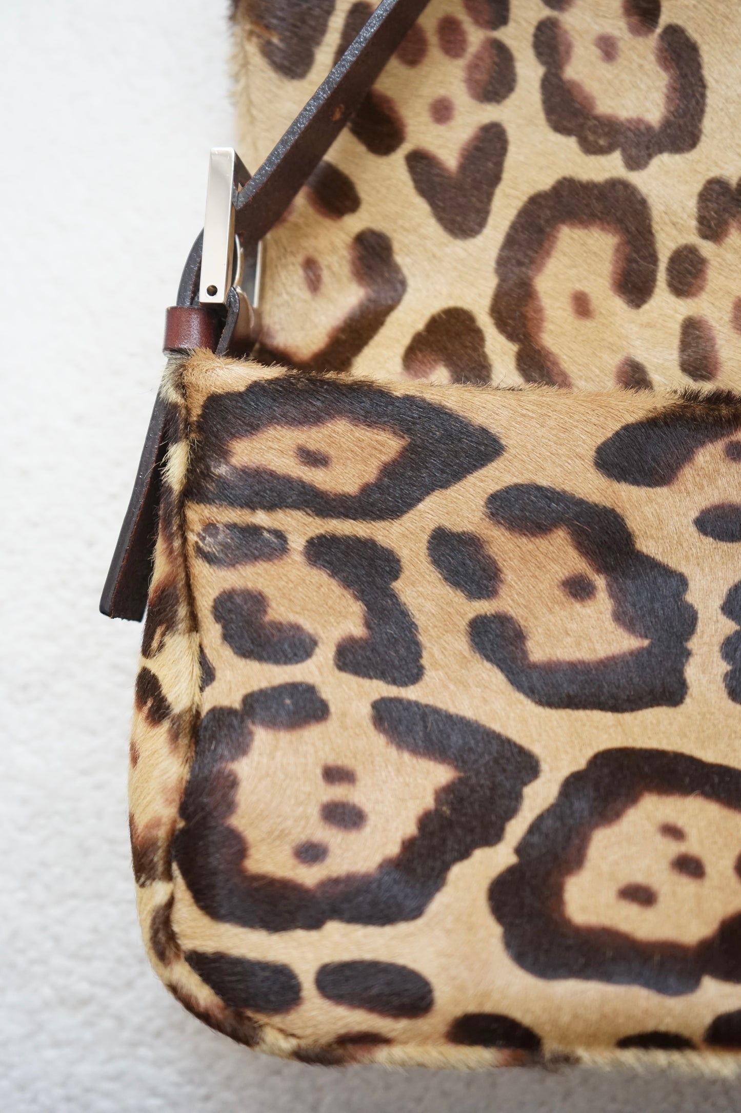 Vintage Fendi Baguette Leopard Print