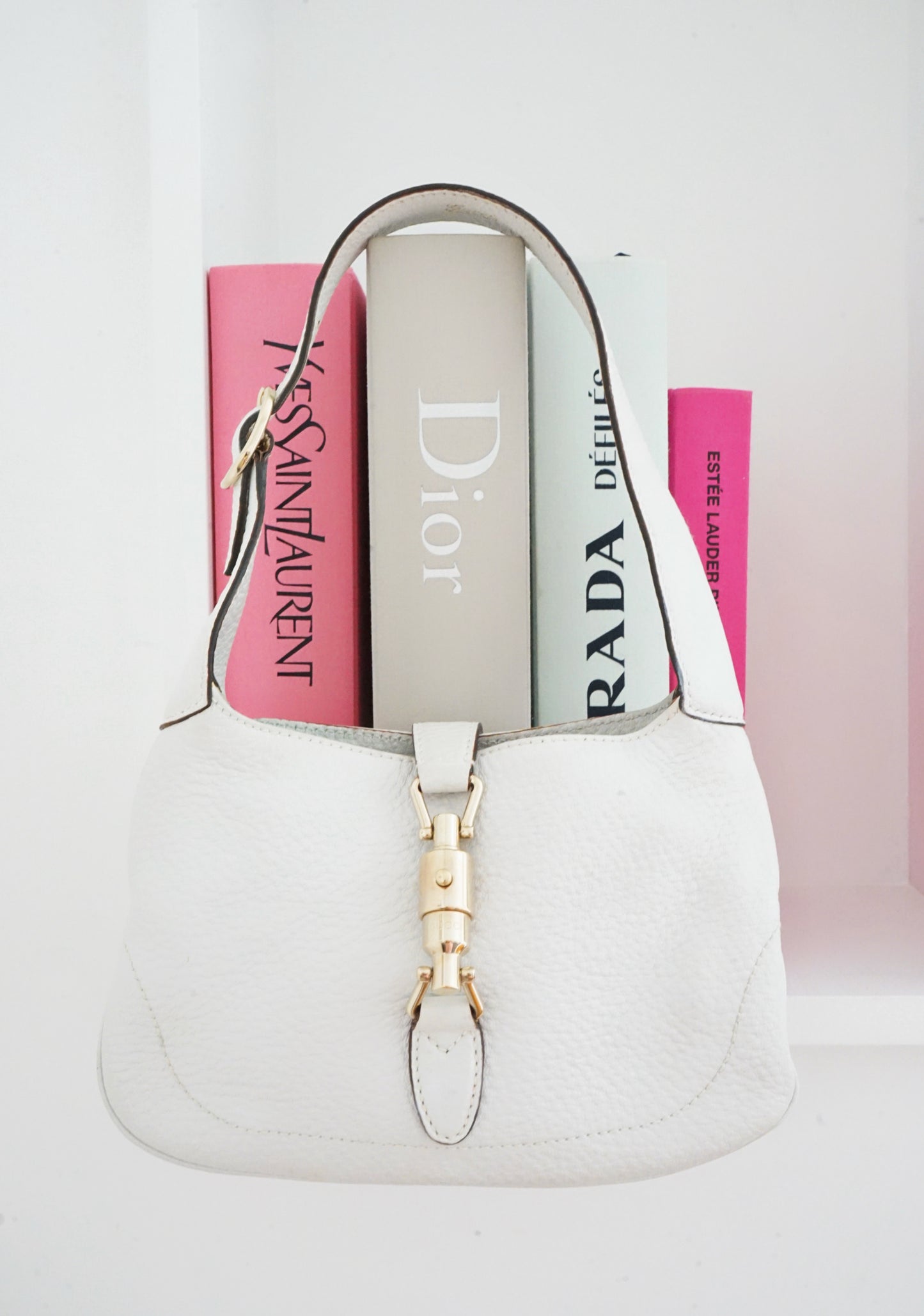 Gucci Jackie 1961 White Leather