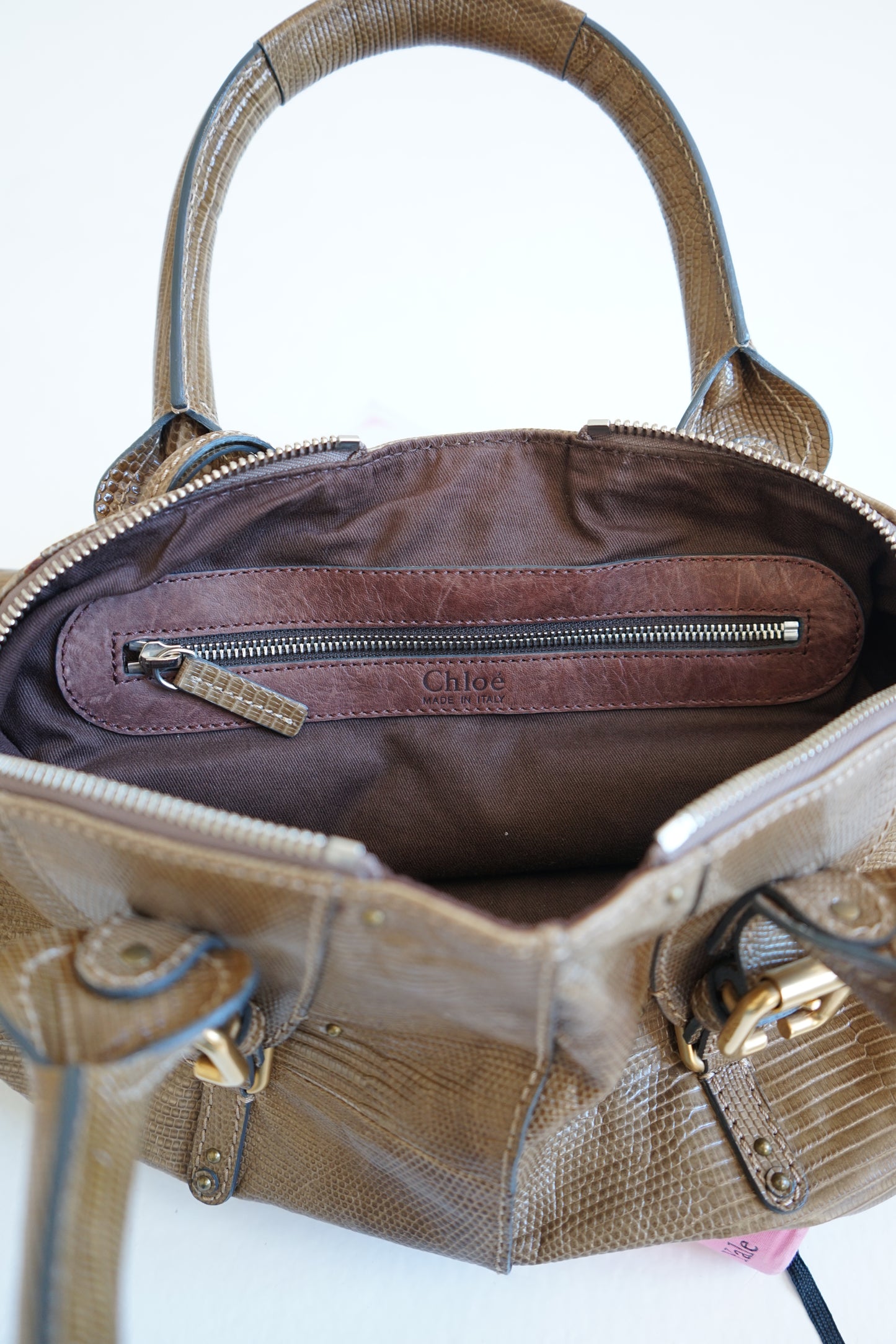 Vintage Chloé Paddington Lizard