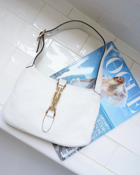 Gucci Jackie 1961 White Leather