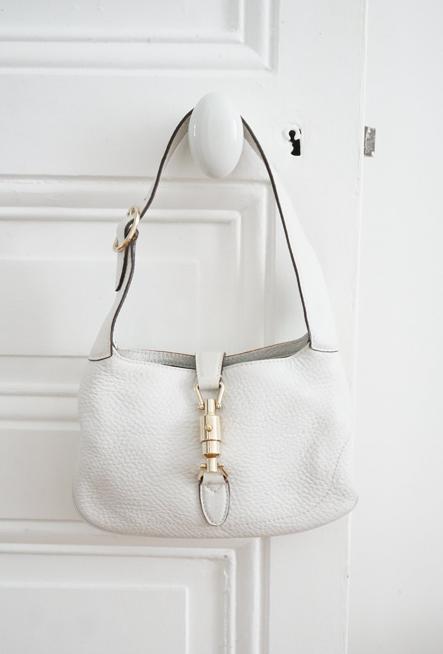 Gucci Jackie 1961 White Leather